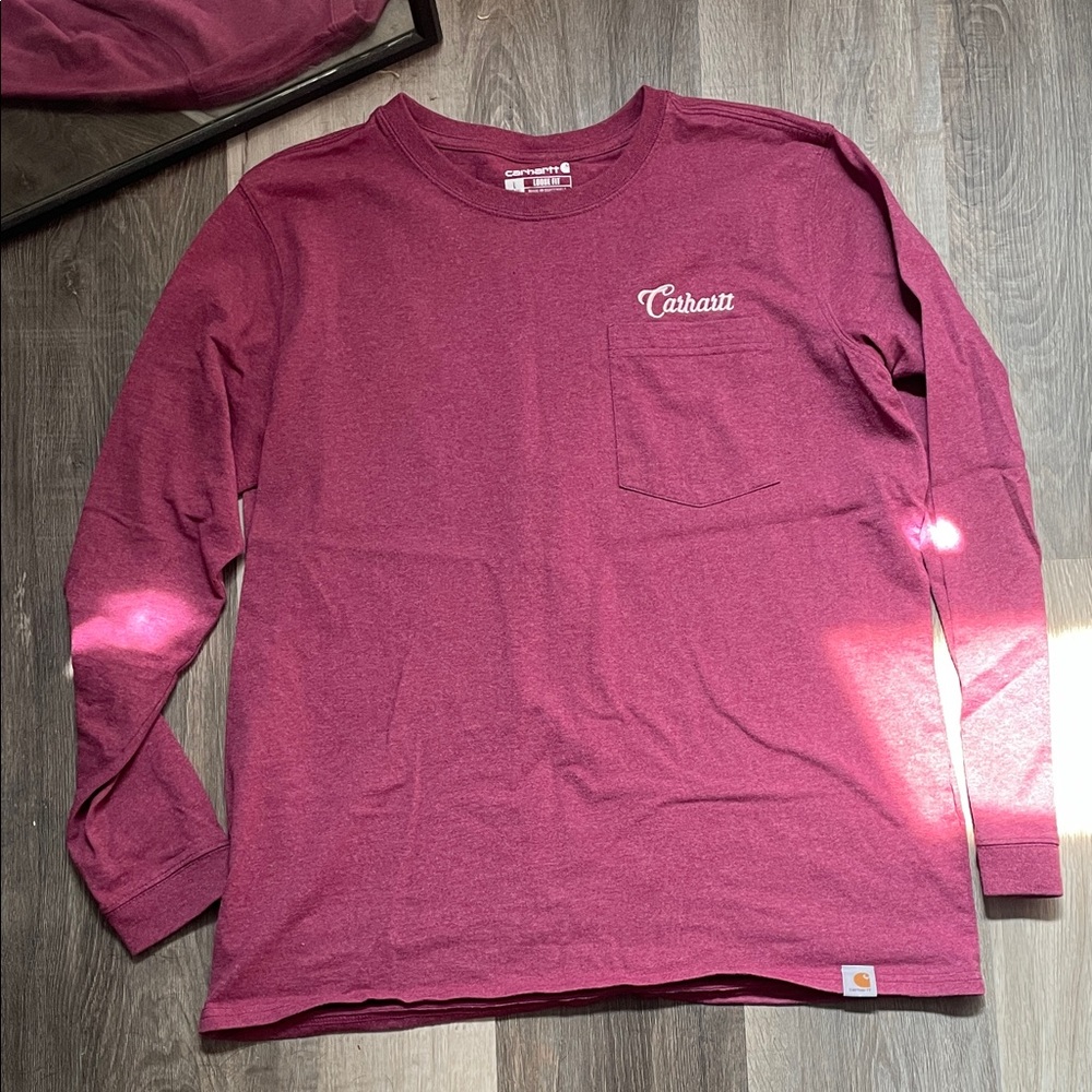 Carhartt Maroon Long Size Large